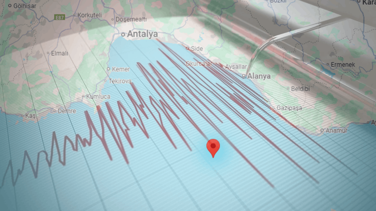 Antalya'yı Sallayan Şiddetli Deprem!