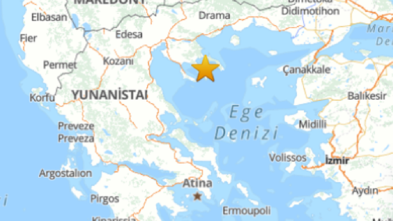 Yunanistan'ı Sarsan 4.8 Şiddetindeki Deprem!